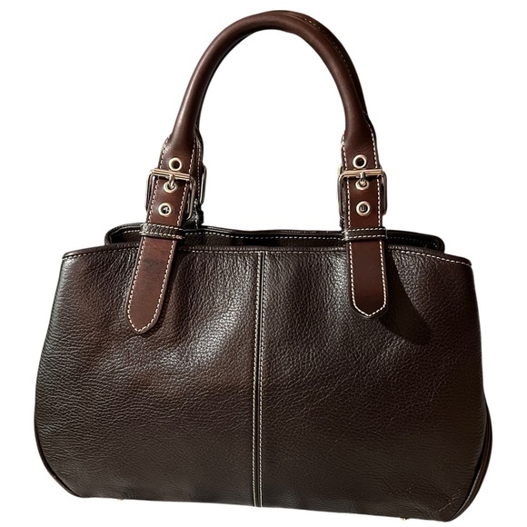 Dooney & Bourke Handbags - Dooney & Bourke Pebbled Leather All Weather Leather Bag/Satchel, Minimalist